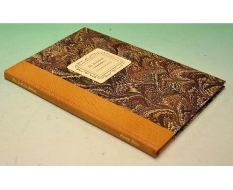 Hamilton, David signed   - "The Britherhood - Early Golf in the South Sea" publ'd 1992 ltd ed 32/50 in scarce quarter leather