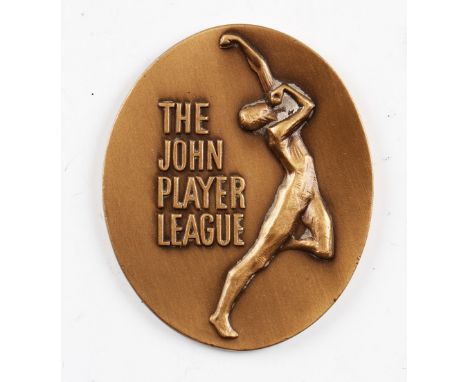 1978 Player's Player County League Cricket Medal: Leicestershire CC came 3rd place in the league, medal named to back K Higgs