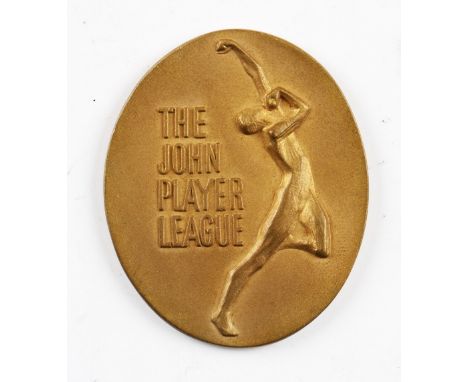 1974 Player's Player County League Cricket Medal: Leicestershire CC won the league, medal named to back K Higgs housed in ori