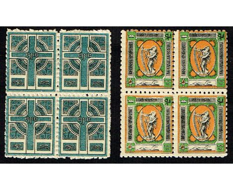 1907-1972 Republican propaganda stamps, a small collection including 1907-08 Sinn Féin Includes 1907-08 Sinn Féin Cross of Co