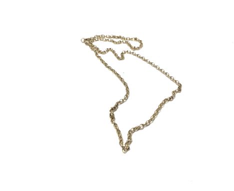 A 9ct gold belcher link chain. Approx 11.59grams.