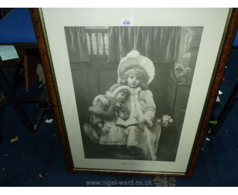 A large framed Pears style Print entitled 'First Sermon', 27 1/4" x 36".
