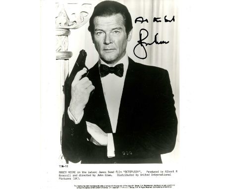MOORE ROGER: (1927-2017) English actor, famous for his portrayal of the fictional British secret agent James Bond in seven fi