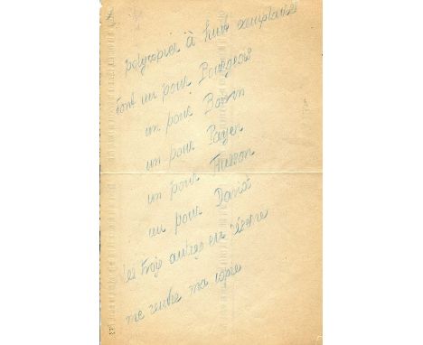 PEGUY CHARLES: (1873-1914) French Poet, Essayist, and Editor. His main philosophy was Socialism. Strongly influenced by Henri