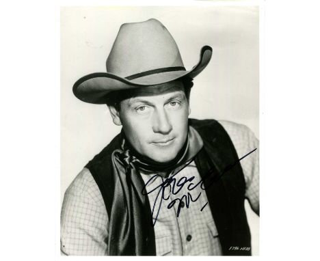 WESTERN FILMS: Selection of signed 8 x 10 photographs by various actors and actresses, all of whom have starred in Western fi