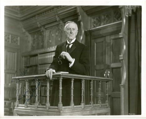 THESIGER ERNEST: (1879-1961) English actor, remembered for his portrayal of Doctor Septimus Pretorius in Bride of Frankenstei