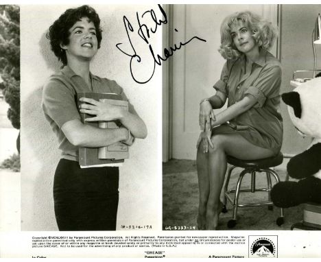 GREASE: Stockard Channing (1944- ) American actress. Signed 10 x 8 photograph, the composite image featuring two shots of Cha