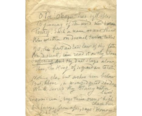 [WILDE OSCAR]: (1854-1900) Irish poet and playwright. WILDE DOROTHY (1895-1941) English socialite, the niece of Oscar Wilde. 