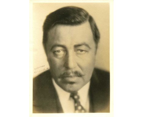OLAND WARNER: (1879-1938) Swedish-American actor, famous for his portrayal of the Honolulu Police detective Lieutenant Charli