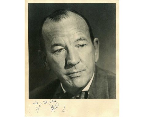 COWARD NOEL: (1899-1973) English actor, playwright and composer, Academy Award winner. Vintage signed 8 x 10 photograph of Co