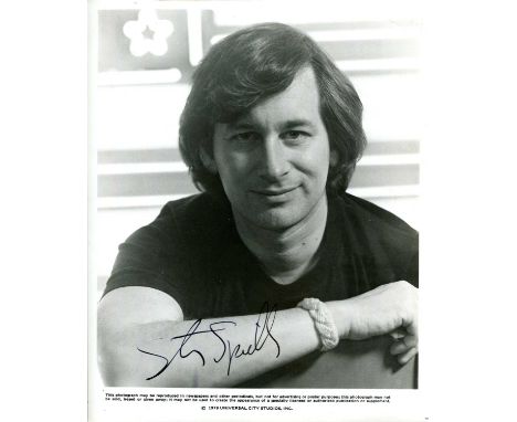 SPIELBERG STEVEN: (1946- ) American film director, Academy Award winner. An excellent signed 8 x 10 photograph of the young S