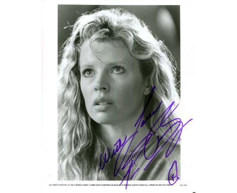 BASINGER KIM: (1953- ) American actress, Academy Award winner. Signed 8 x 10 photograph of Basinger, the promotional film ima