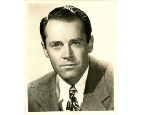 FONDA HENRY: (1905-1982) American actor, Academy Award winner. Vintage signed and inscribed 8 x 10 photograph of the actor in