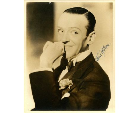 ASTAIRE FRED: (1899-1987) American dancer and actor, the recipient of an Honorary Academy Award. Vintage signed sepia 8 x 10 