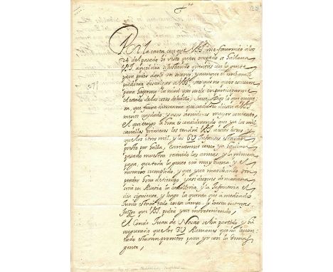 SPINOLA AMBROGIO: (1569-1630) 1st Marquess of Los Balbases. Also called and remembered as "Ambrosio" by Spanish. Italian cond