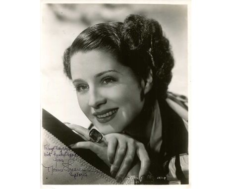 SHEARER NORMA: (1902-1983) Canadian-born American actress, Academy Award winner. Vintage signed and inscribed 8 x 10 photogra