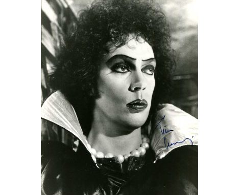 CURRY TIM: (1946- ) British actor and singer. Signed 8 x 10 photograph of Curry in a head and shoulders pose in costume from 