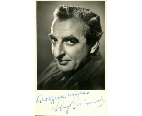GRIFFITH HUGH: (1912-1980) Welsh actor, Academy Award winner for Best Supporting Actor in 1959 for his role as Sheik Ilderim 