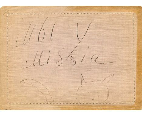 DIAGHILEV SERGEI: (1872-1929) Russian ballet Impresario, founder of the Ballets Russes. A very rare A.N.S. by Diaghilev, addi