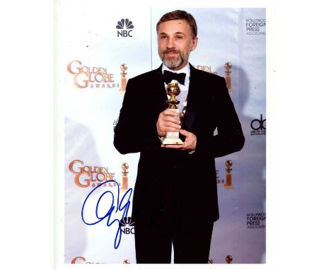 WALTZ CHRISTOPH: (1956- ) Austrian-German Actor, Academy Award winner. Signed colour 8 x 10 photograph of Waltz, the image sh