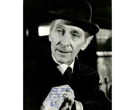 CUSHING PETER: (1913-1994) English Actor, famous for his roles in the Hammer Films, as well as portraying Doctor Who, Sherloc