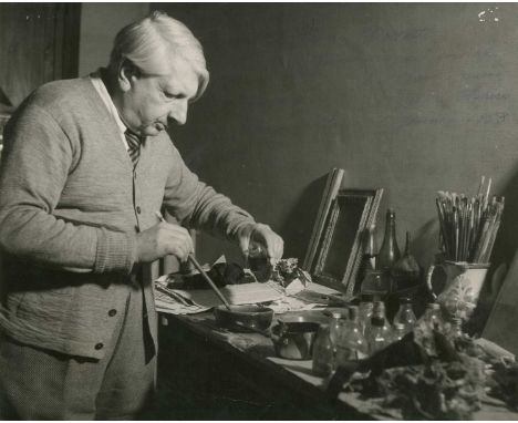DE CHIRICO GIORGIO: (1888-1978) Italian artist, founder of the scuola metafisica art movement which greatly influenced the su