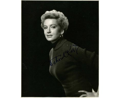 KERR DEBORAH: (1921-2007) British actress, the recipient of an Honorary Academy Award. An excellent vintage signed 8 x 10 pho