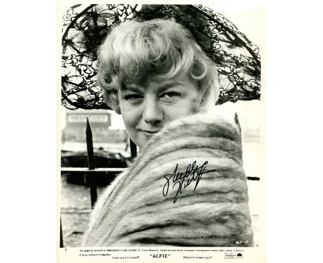 ALFIE: Shelley Winters (1920-2006) American actress, Academy Award winner. A good signed 8 x 10 photograph of Winters in a he