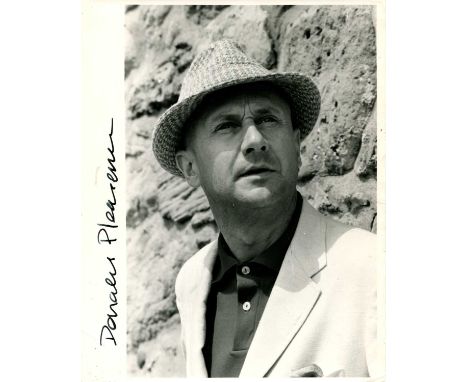 PLEASENCE DONALD: (1919-1995) English actor, remembered for his portrayal of villain Ernst Stavro Blofeld in the James Bond f