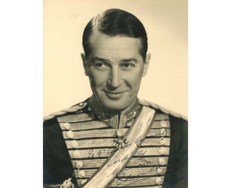 CHEVALIER MAURICE: (1888-1972) French actor, singer and entertainer, the recipient of an Honorary Academy Award. Vintage sign