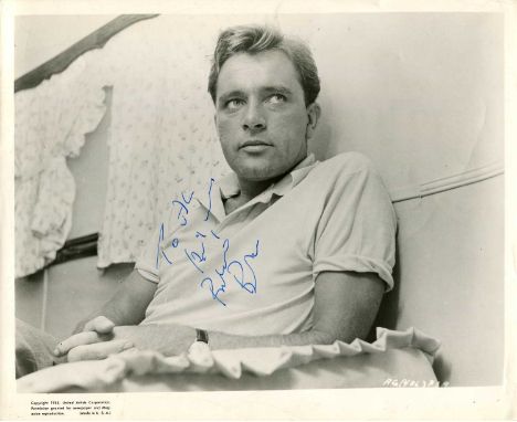 BURTON RICHARD: (1925-1984) Welsh actor, an Academy Award nominee. A good vintage signed and inscribed 10 x 8 photograph of B