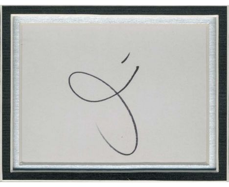 PACINO AL: (1940- ) American actor, Academy Award winner. Black ink signature (a typically hurried example representing littl