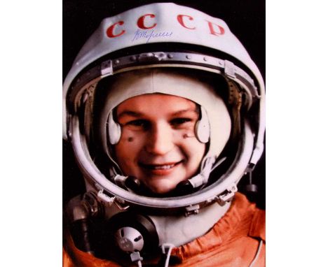TERESHKOVA VALENTINA: (1937- ) Soviet cosmonaut, the first woman ever to fly in space during her solo mission on Vostok 6 (19