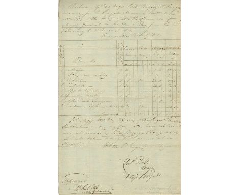 LOWE HUDSON: (1769-1844) Anglo-Irish soldier and colonial administrator who served as Governor of Saint Helena 1816-21 where 