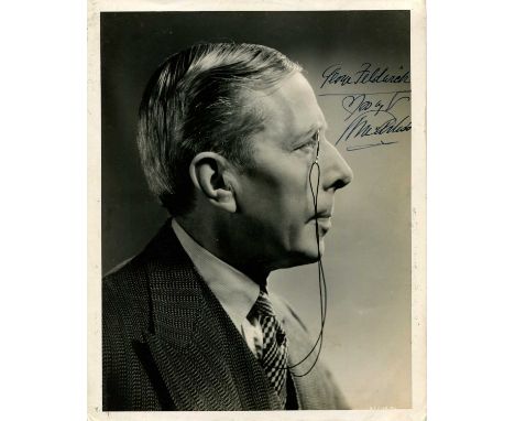 ARLISS GEORGE: (1868-1946) British actor, Academy Award winner for Best Actor in 1929/30 for his role as Benjamin Disraeli in