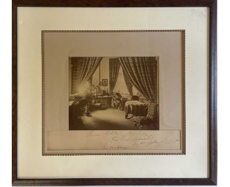 LISZT FRANZ: (1811-1886) Hungarian composer and pianist of the Romantic period. A good, large vintage signed and inscribed se