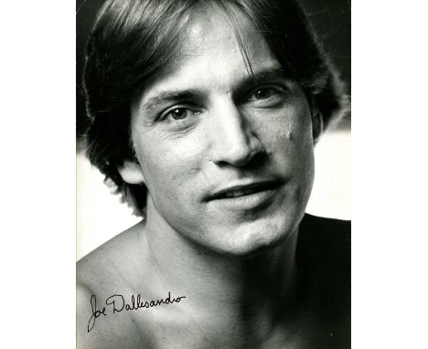 DALLESANDRO JOE: (1948- ) American actor and Warhol superstar, a sex symbol of gay subculture in the 1960s and 1970s. Signed 