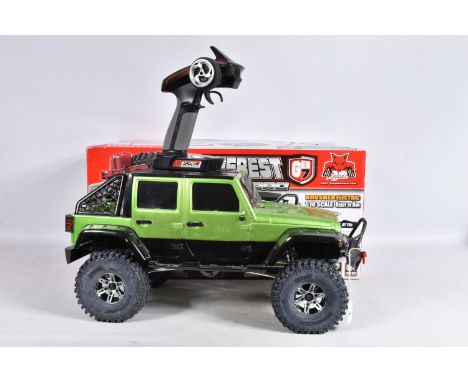 A BOXED EVEREST GEN 7 PRO REDCAT RACING BRUSHED ELECTRIC 1:10 SCALE REMOTE CONTROLED PICKUP TRUCK, heavy built frame with a b