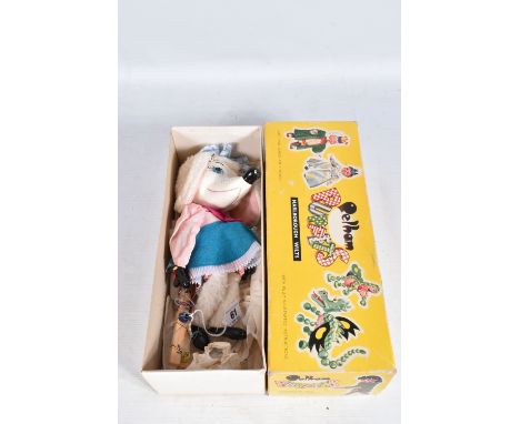A BOXED PELHAM SL63 FIFI THE POODLE PUPPET, version without label to clothing, appears complete and in fairly good condition 