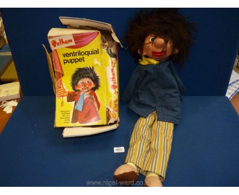 A Pelham Ventriloquial hand puppet, 27'' tall