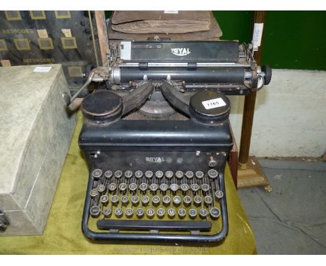 A Royal manual Typewriter