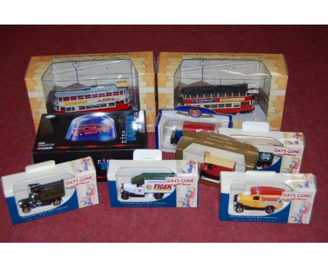 A collection of boxed diecast vehicles, to include; Days Gone, Corgi Original Omnibus, Corgi 999 series etc 