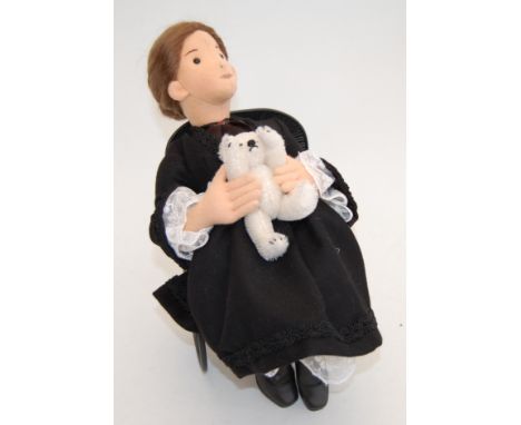 A Margarete Steiff 2009 limited edition of the company founder in her wheelchair,  limited edition 093/750, with original box