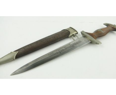 Second World War Nazi dagger in scabbard.