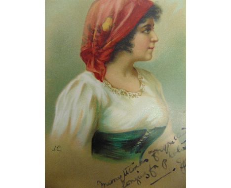 POSTCARDS - TOPOGRAPHICAL & OTHER Approximately 470 cards, including two artist-drawn Art Nouveau glamour by Raphael Kirchner