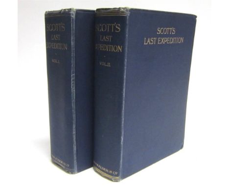 [TRAVEL]. POLAR EXPLORATION Huxley, Leonard, editor. Scott's Last Expedition, first edition, two volumes, Smith, Elder & Co.,