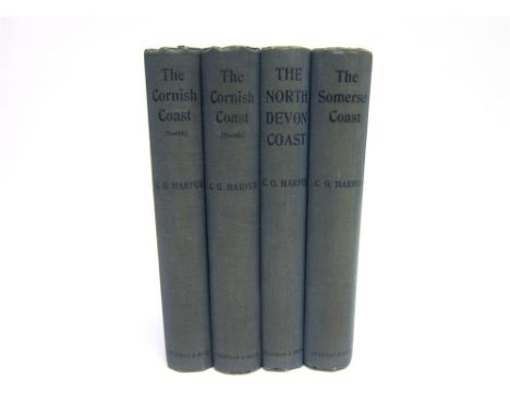 [TOPOGRAPHY]. WEST COUNTRY Harper, Charles G. The Somerset Coast, first edition, Chapman & Hall, London, 1909, blue cloth, pl