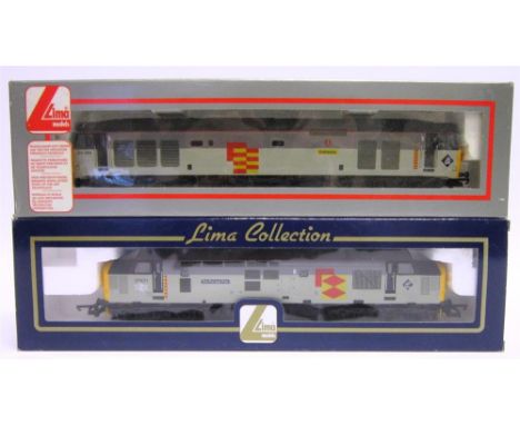[OO GAUGE]. TWO B.R. RAILFREIGHT DIESEL LOCOMOTIVES comprising a Lima No.204737, B.R. Railfreight Class 37 co-co diesel locom
