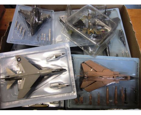 THIRTY-ONE GE FABBRI 1/100 SCALE MODEL AIRCRAFT each mint in unopened bubble packaging; together with another, similar model,
