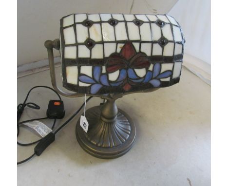 A Tiffany style reading lamp